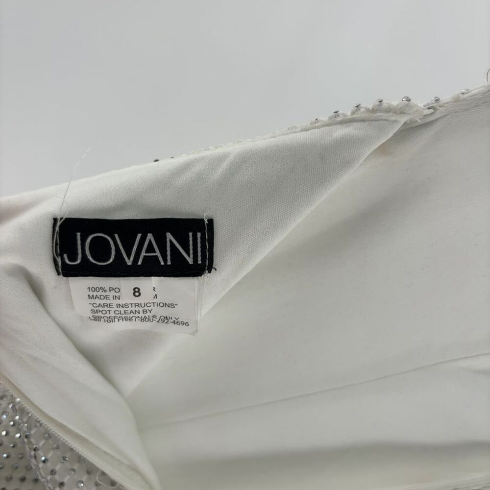 Jovani Solid Net Gown - Picture 7 of 7